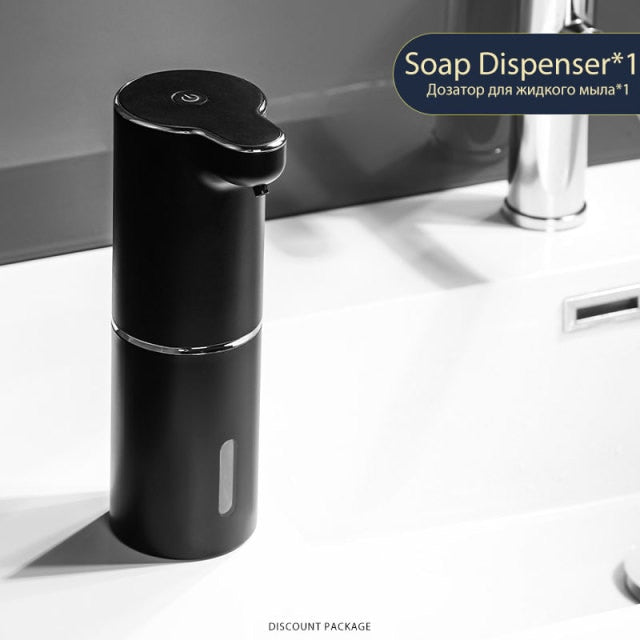 Soap Dispenser - Automatic Foaming Hand Soap Dispenser Black Home and Kitchen