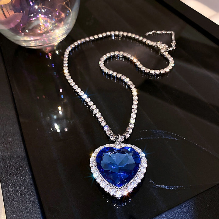 Titanic Heart Of Ocean Pendant Necklace
