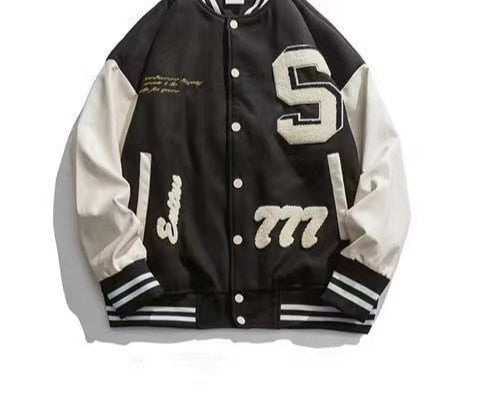 Embroidered Baseball Uniform Jacket GD Home Goods