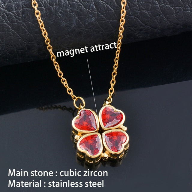 Flower Magnetic Together Necklace GD Home Goods