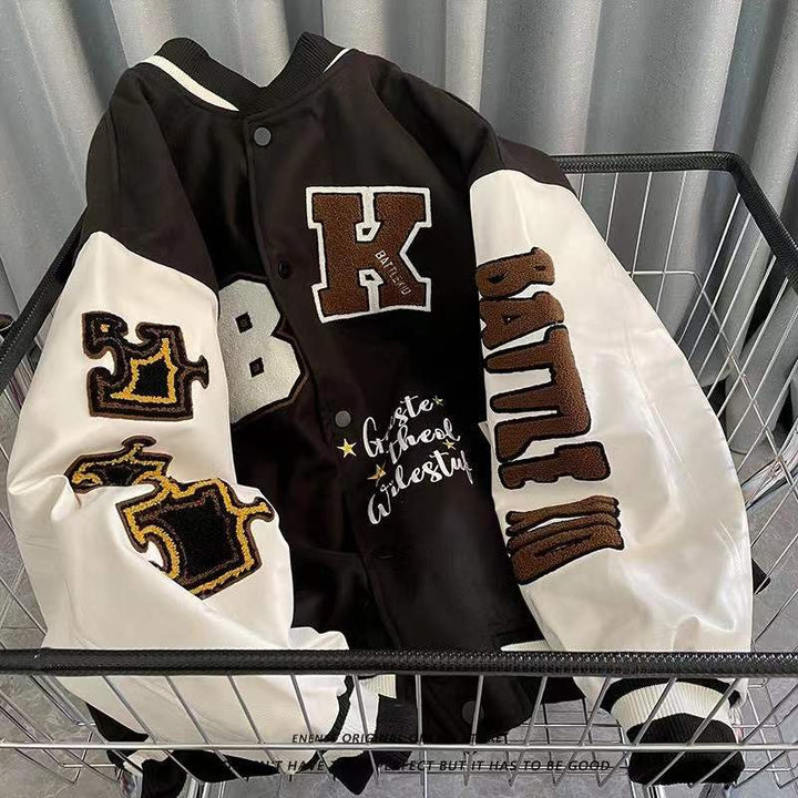 American Retro Couple Loose Jacket GD Home Goods