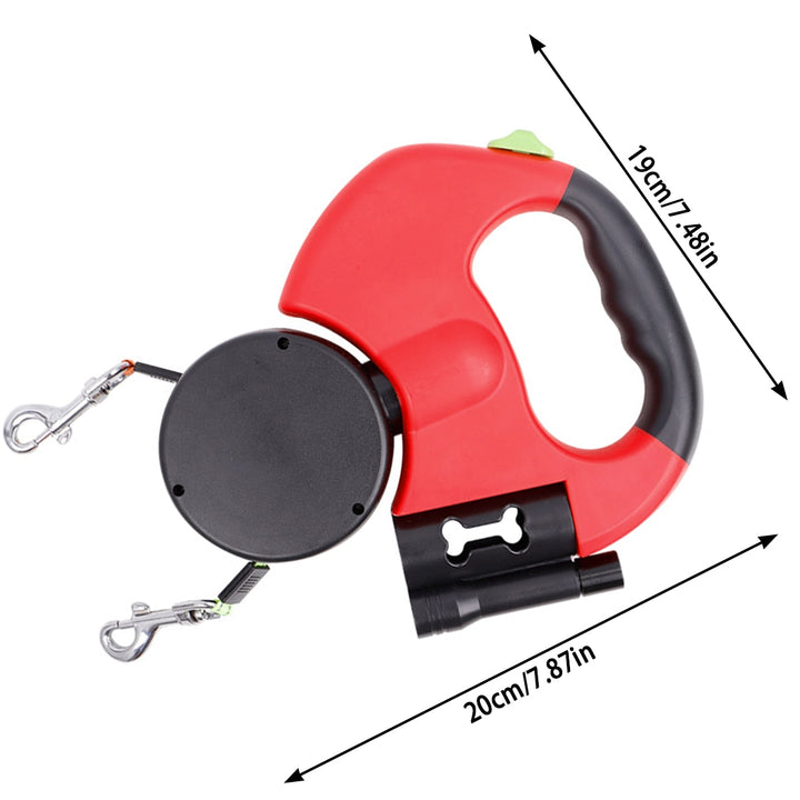 Automatic Dual Retractable Dog Leash GD Home Goods