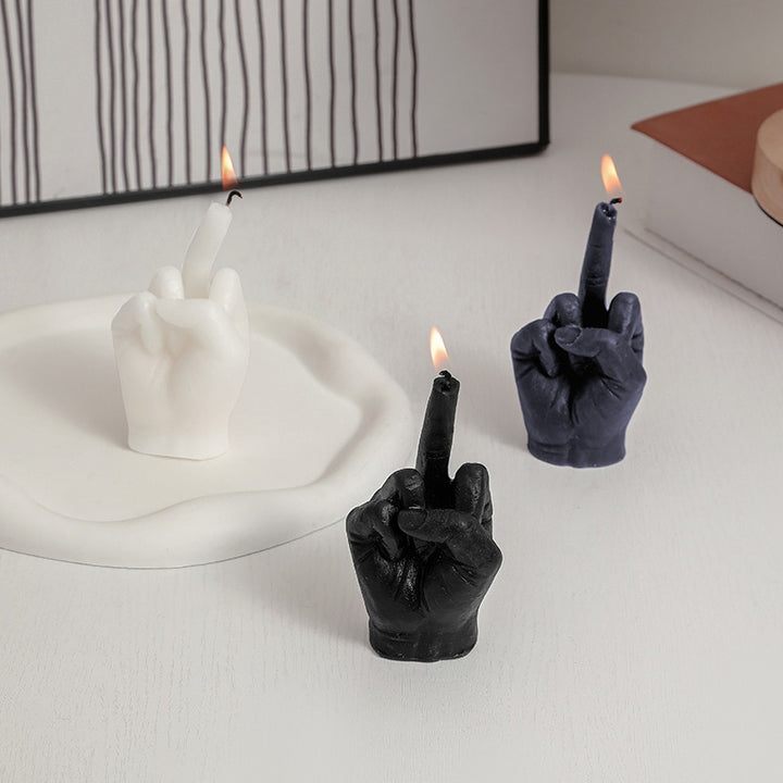 Middle Finger Shaped Scented Soy Candles