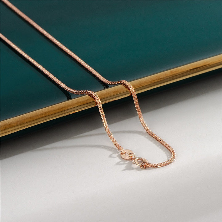 18K Rose Gold Plated Necklaces GD Home Goods