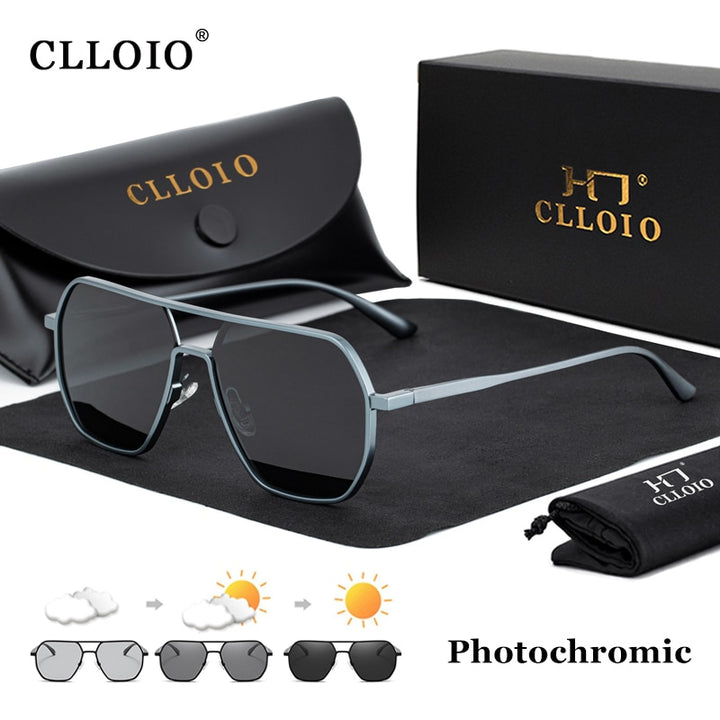CLLOIO Aluminum Photochromic Sunglasses GD Home Goods