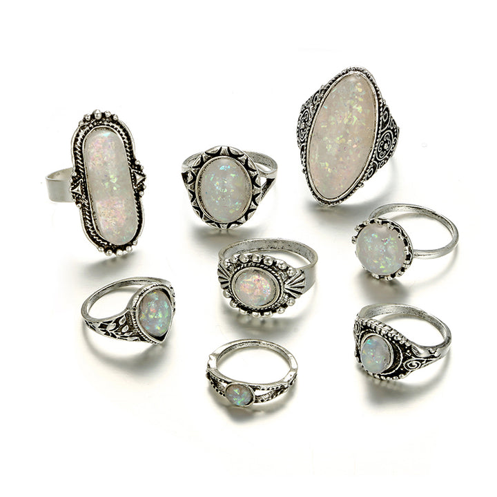 Antique Silver Rings Sets - Silver Rings for Men and Women GD Home Goods