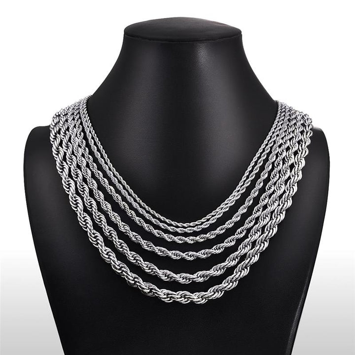 Classic Rope Chain Necklace GD Home Goods