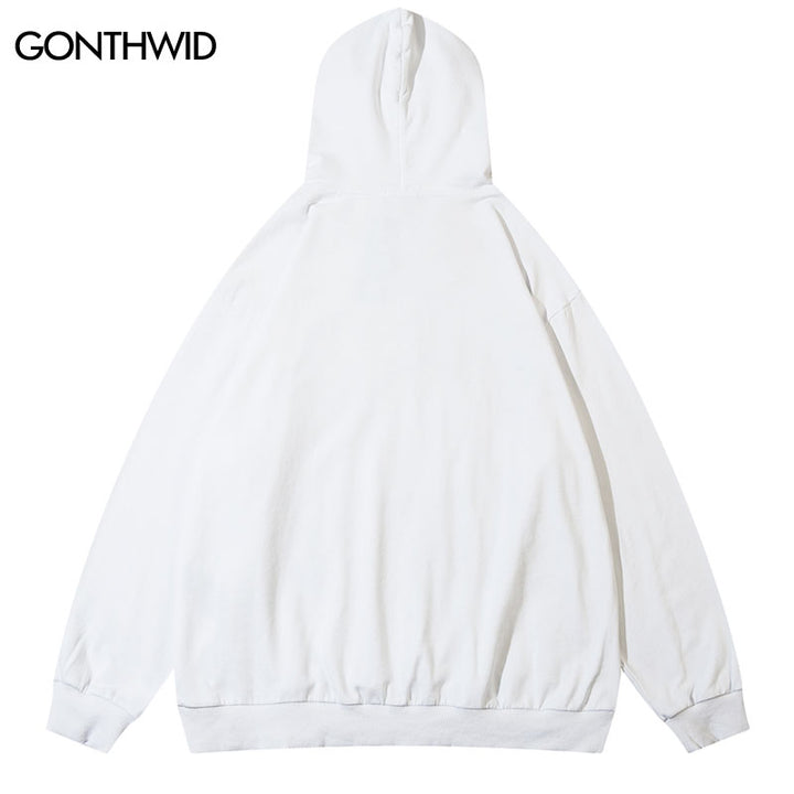 Ripped Teeth Patch Hoodies GD Home Goods
