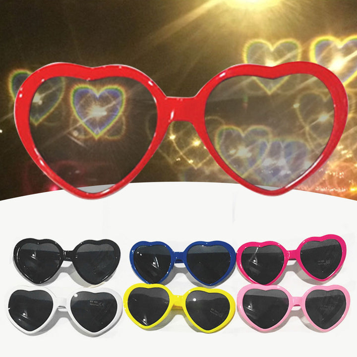 Heart Shape Sunglasses - Red Heart Sunglasses, Pink Heart Sunglasses