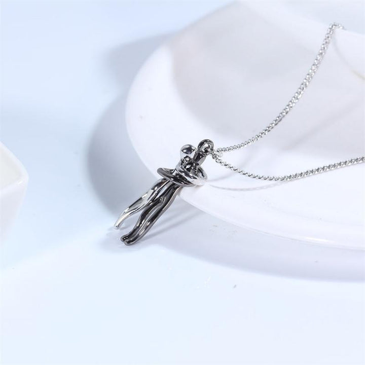 Couple Hugging Pendant Necklace GD Home Goods
