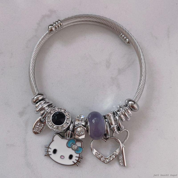 Hello Kitty Crystal Bracelet
