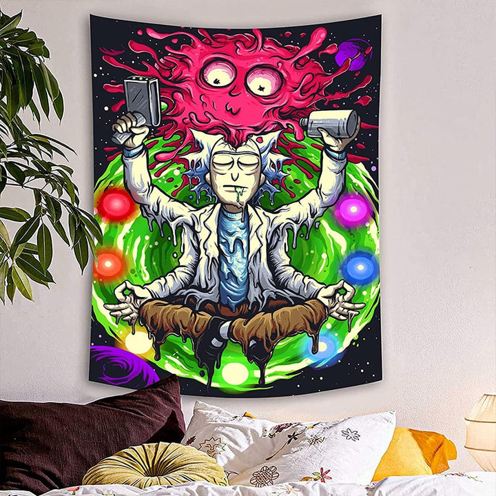 Rick and Morty Tapestry hanging