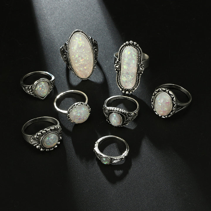 Antique Silver Rings Sets - Silver Rings for Men and Women GD Home Goods