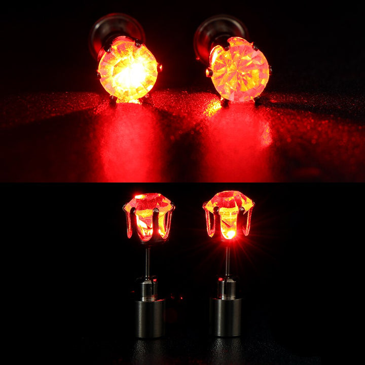Crystal Earrings - LED Glowing Crystal Earrings GD Home Goods