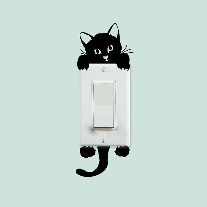Cat Stickers - Light Switch Covering Cat Stickers GD Home Goods
