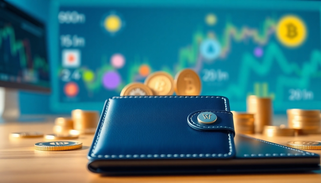 Showcase advanced features of gaurda wallet in a modern crypto workspace.
