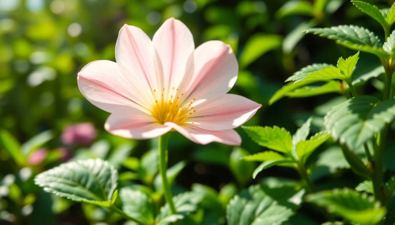 Explore the vibrant beauty of Charlotte's Web flower for sale set against lush greenery.