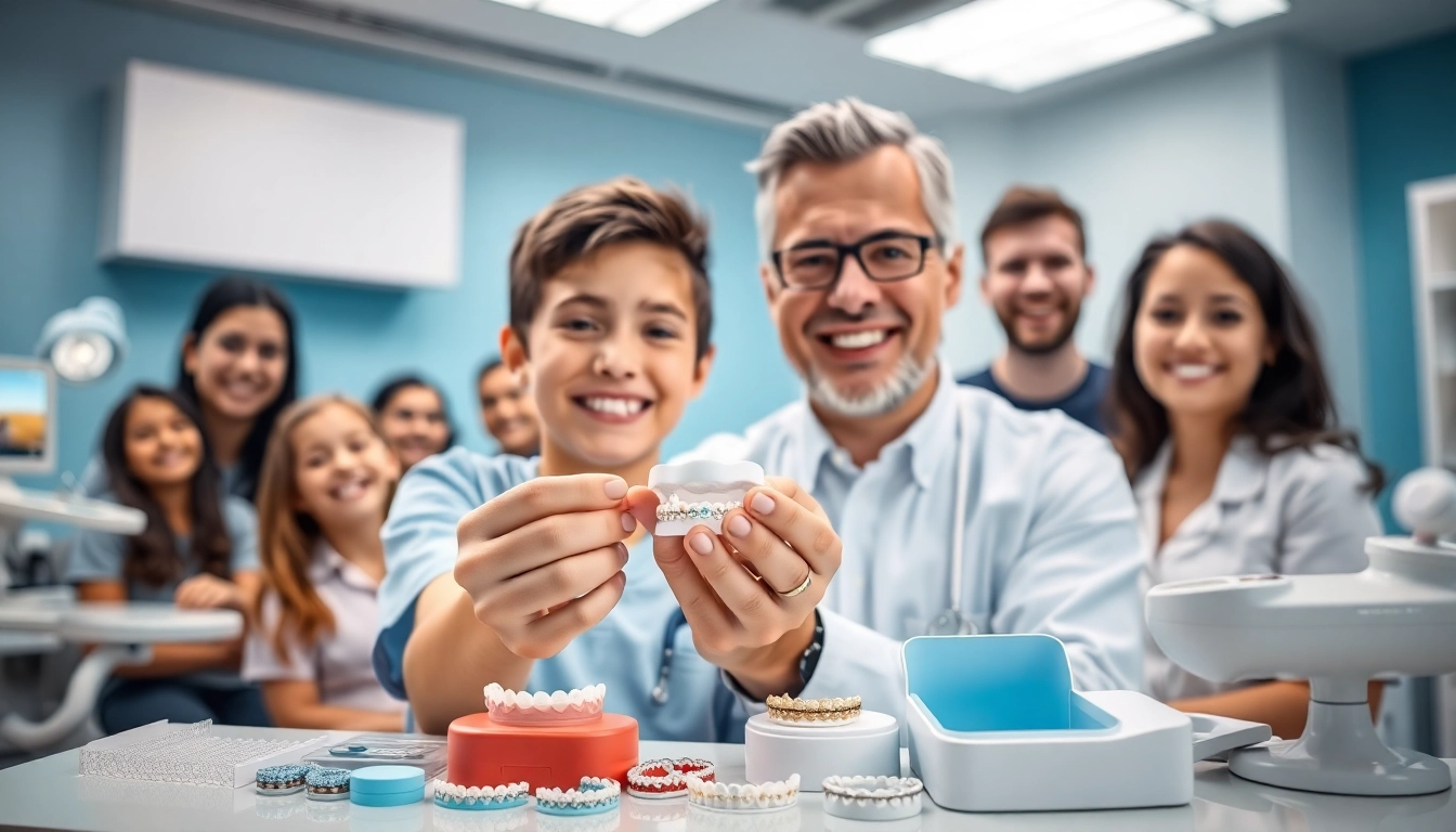 Explore braces Myrtle Beach in a modern orthodontic clinic with happy patients.